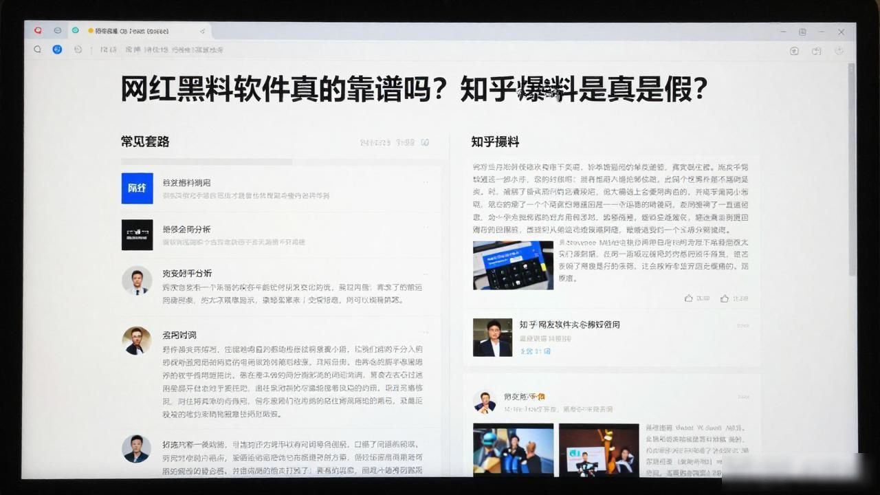 曝黑料是什么意思_网红黑料吃瓜曝光软件是真的吗知乎,_曝黑料的